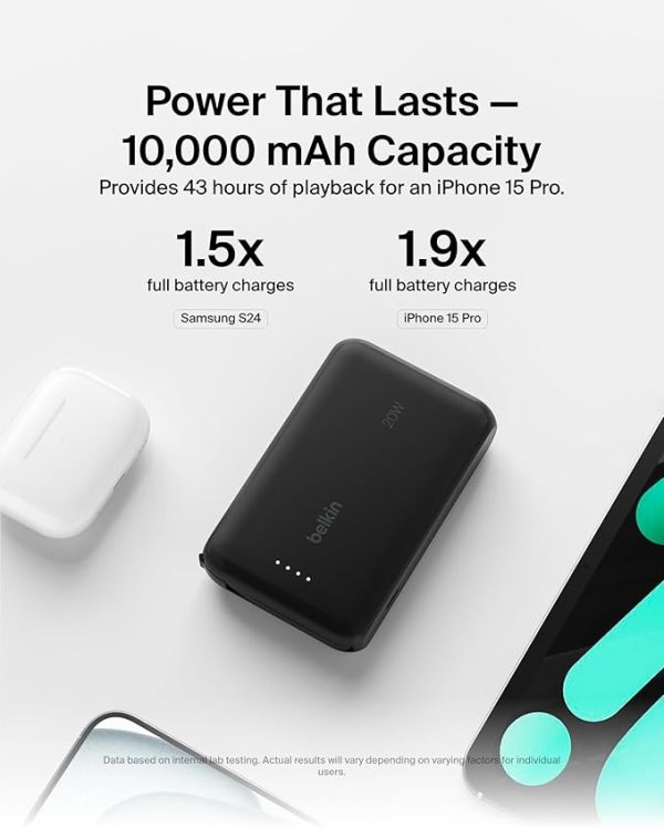 Belkin BoostCharge power bank 10000mAh, portable power bank