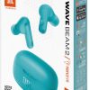 JBL Wave Beam 2 Active Noise Cancelling True Wireless Earbuds, Blue