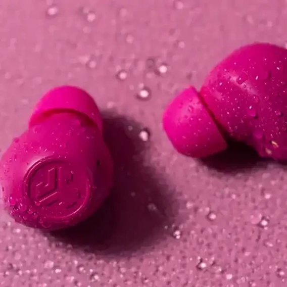 JLab Fuchsia GO Pop ANC True Wireless Earbuds