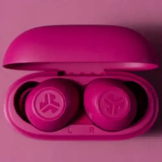 JLab Fuchsia GO Pop ANC True Wireless Earbuds