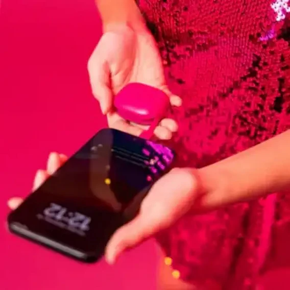 JLab Fuchsia GO Pop ANC True Wireless Earbuds