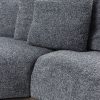 f5 Vianno Sculptured Corner Couch Textured Grey