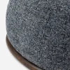 f6 Vianno Sculptured Corner Couch Textured Grey