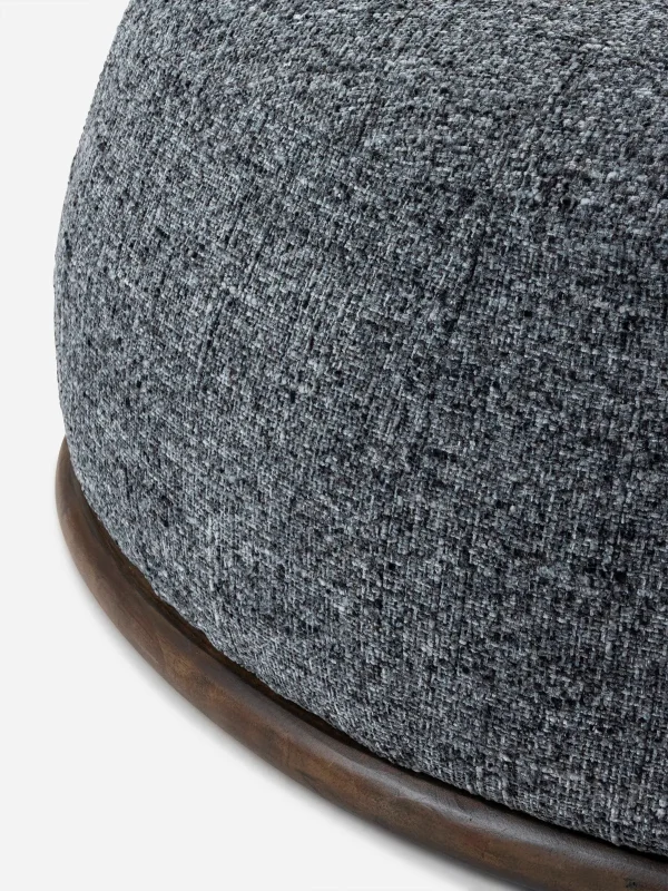 f6 Vianno Sculptured Corner Couch Textured Grey