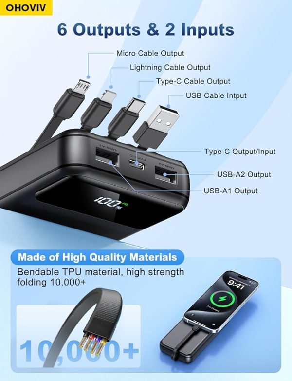 OHOVIV Portable Charger Power Bank 50000mAh Battery Pack