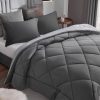 SMTE-Reversible Comforter (Dark/Light Grey)