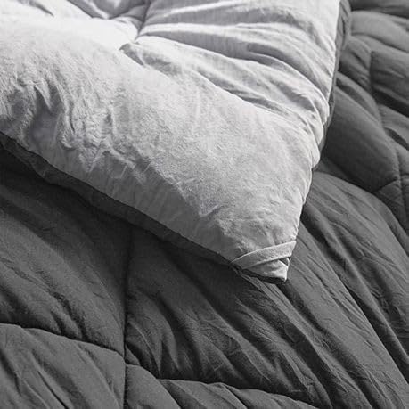 SMTE-Reversible Comforter (Dark/Light Grey)